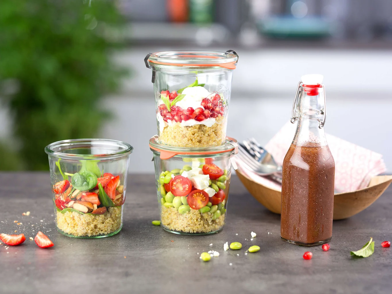 Quinoa in tre versioni