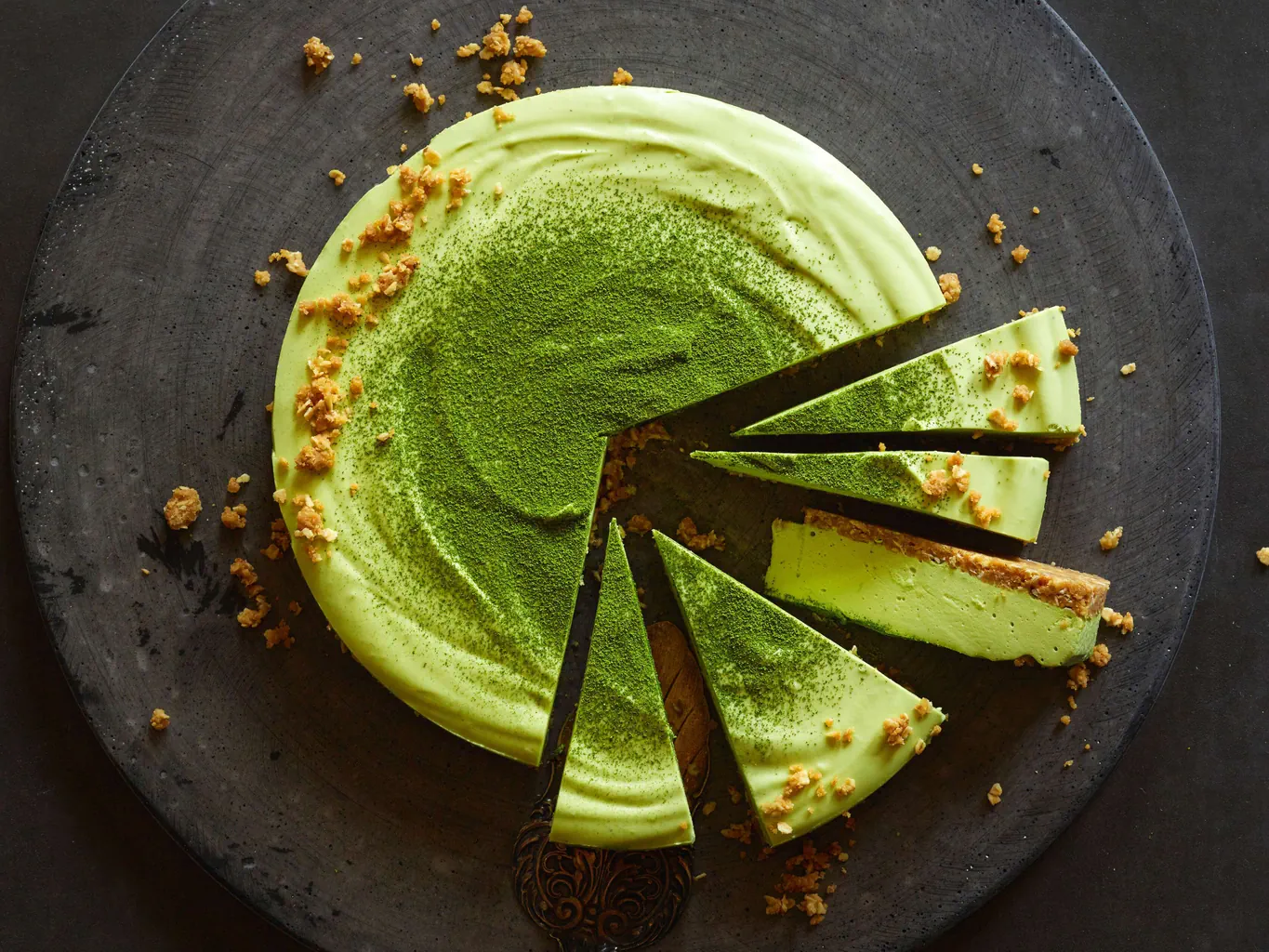 Cheesecake au matcha