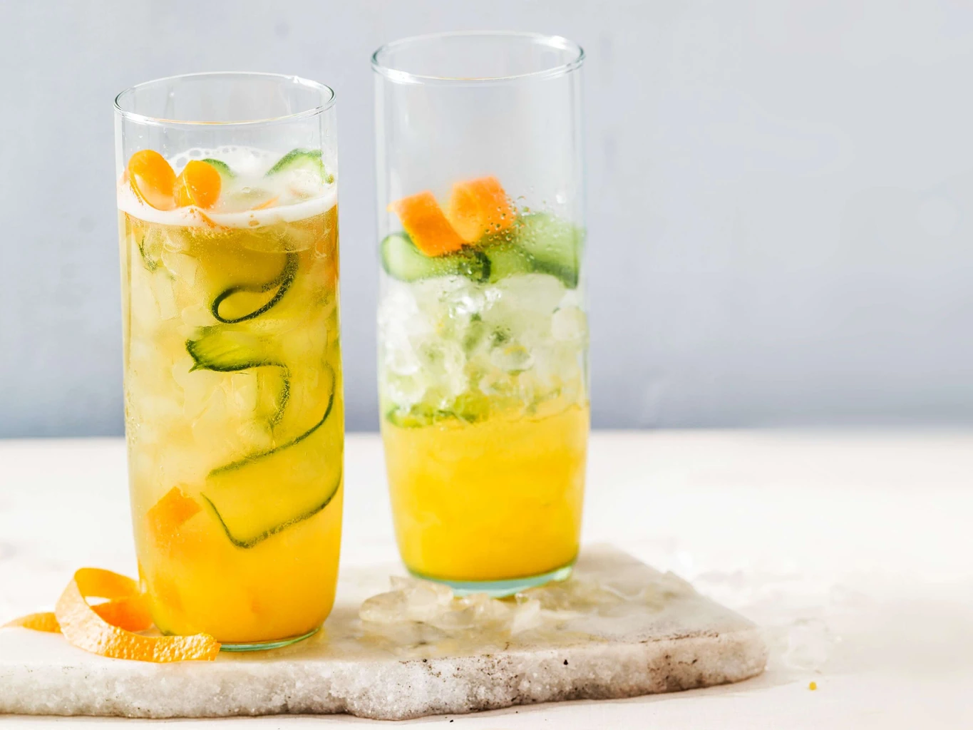 Mocktail al mate e all'arancia