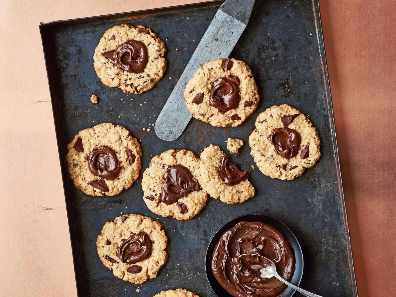 Double chocolate chip cookies