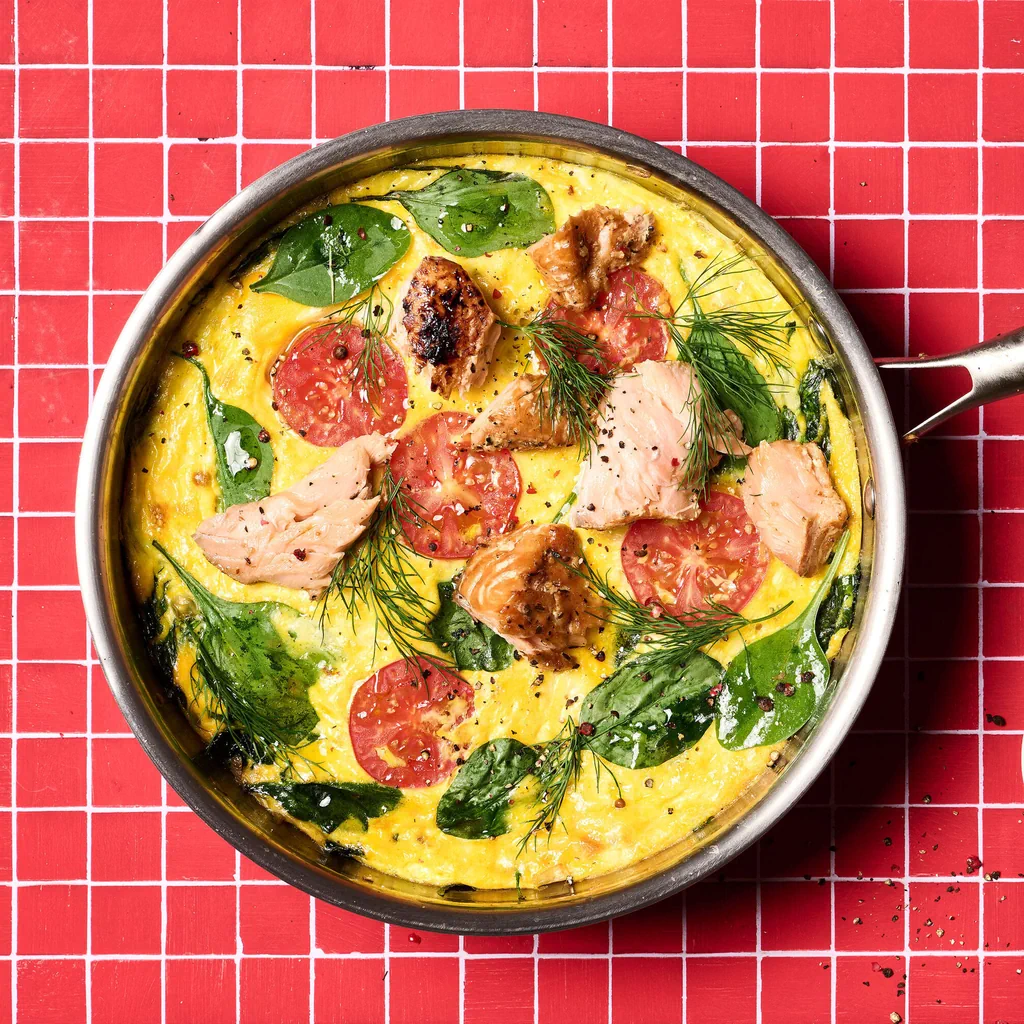 Frittata mit Flammlachs