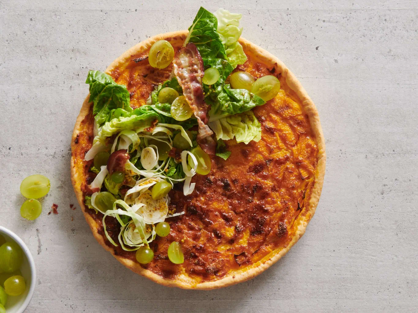Quiche alla zucca con topping
