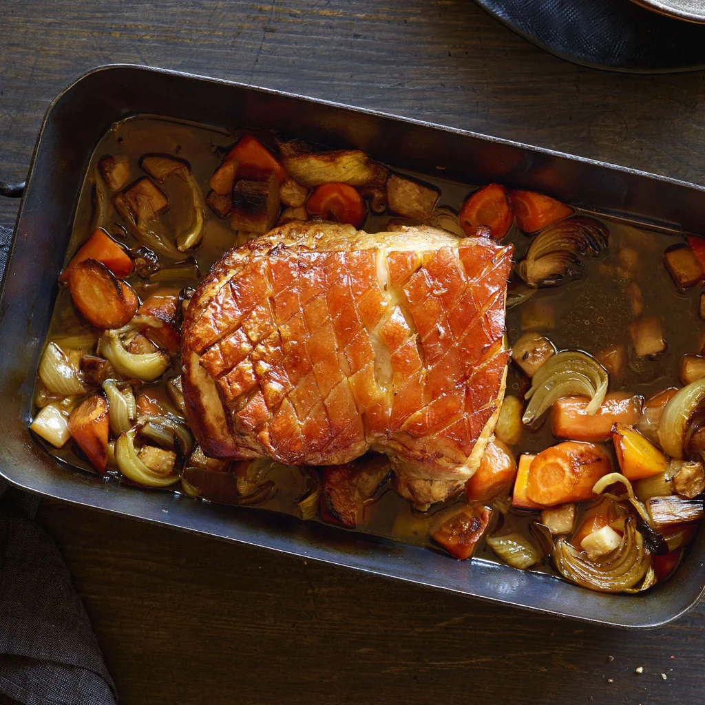 Rôti de porc croustillant