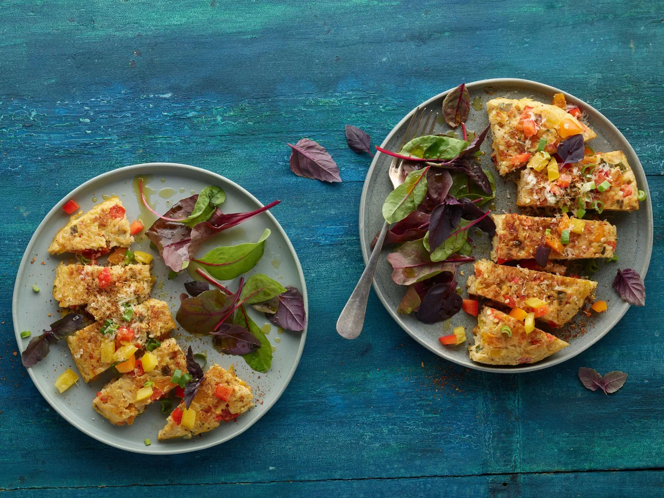 Reis-Peperoni-Tortilla