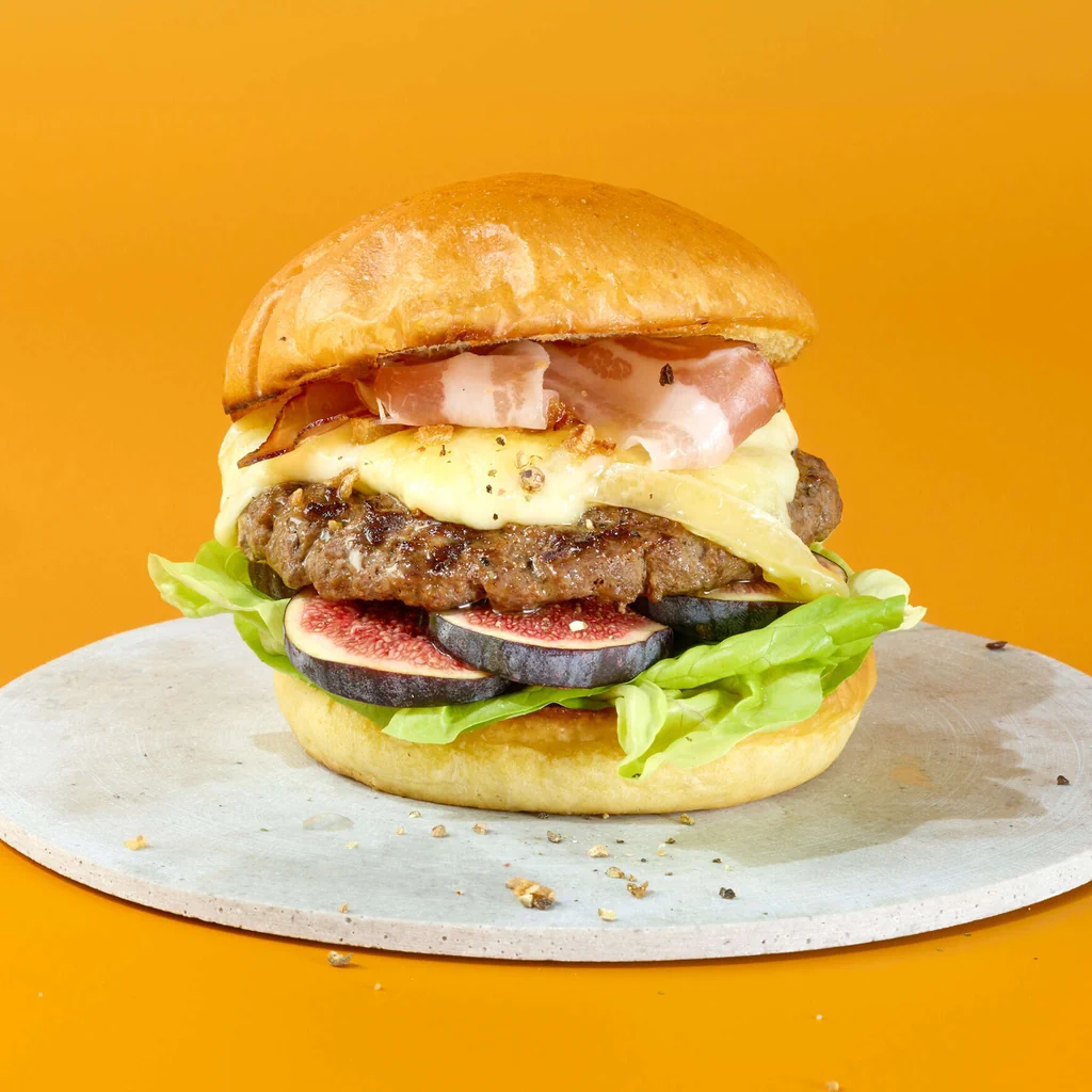 Burger au fromage à raclette