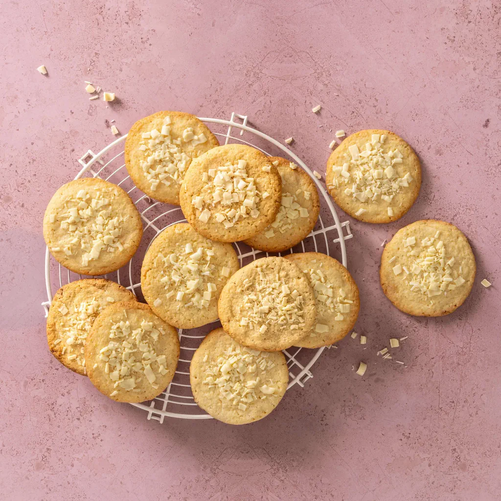 Weisse Schokoladen-Cookies