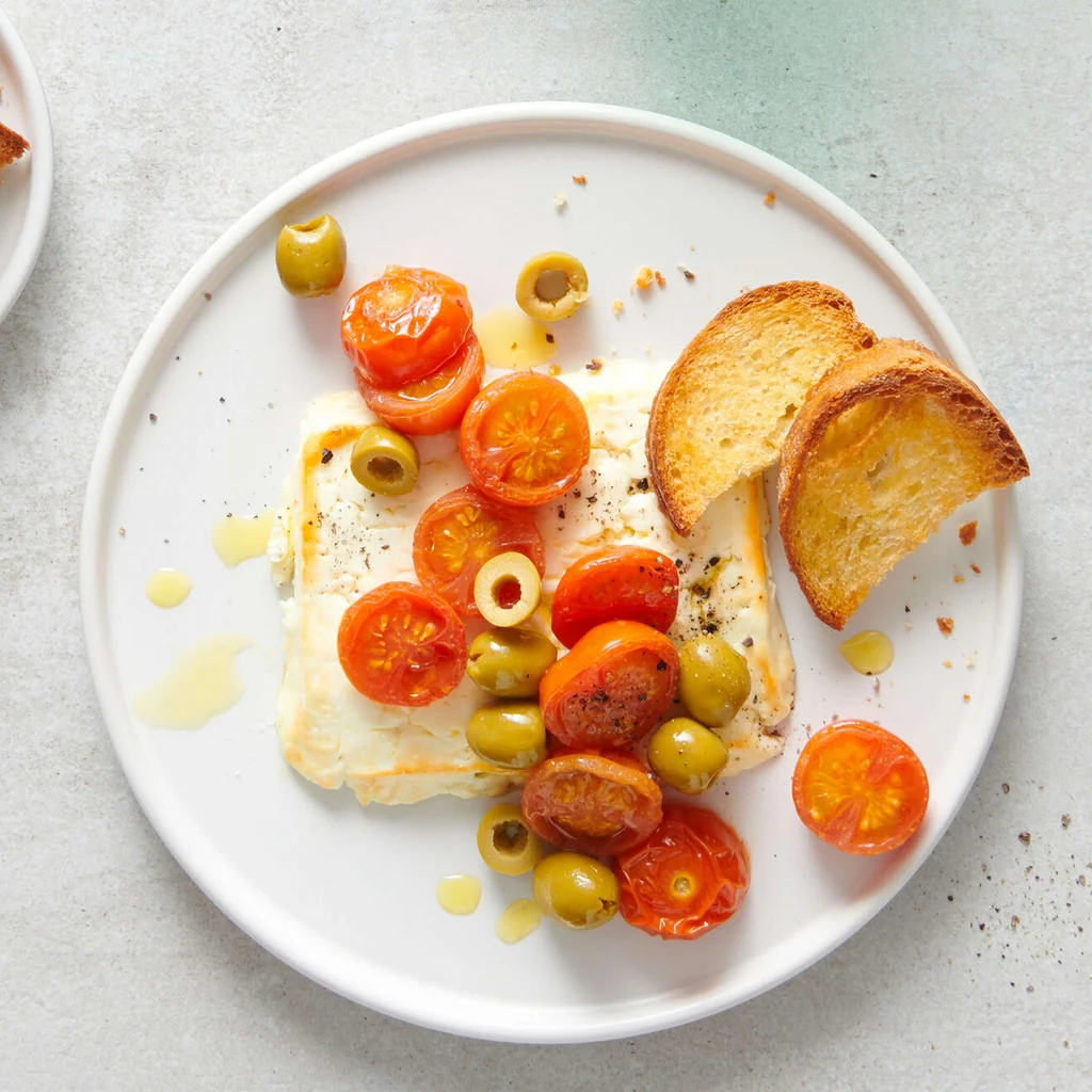 Feta au four avec tomates cerises