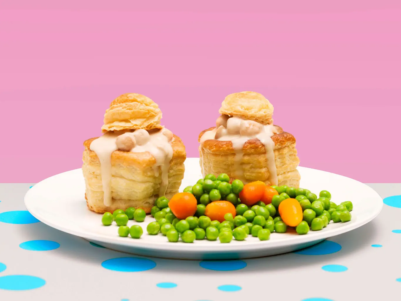 Vol-au-vent aux quenelles style rétro
