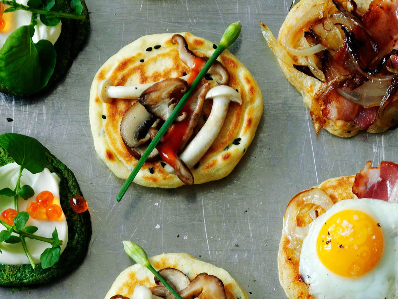 Asiatische Pancakes
