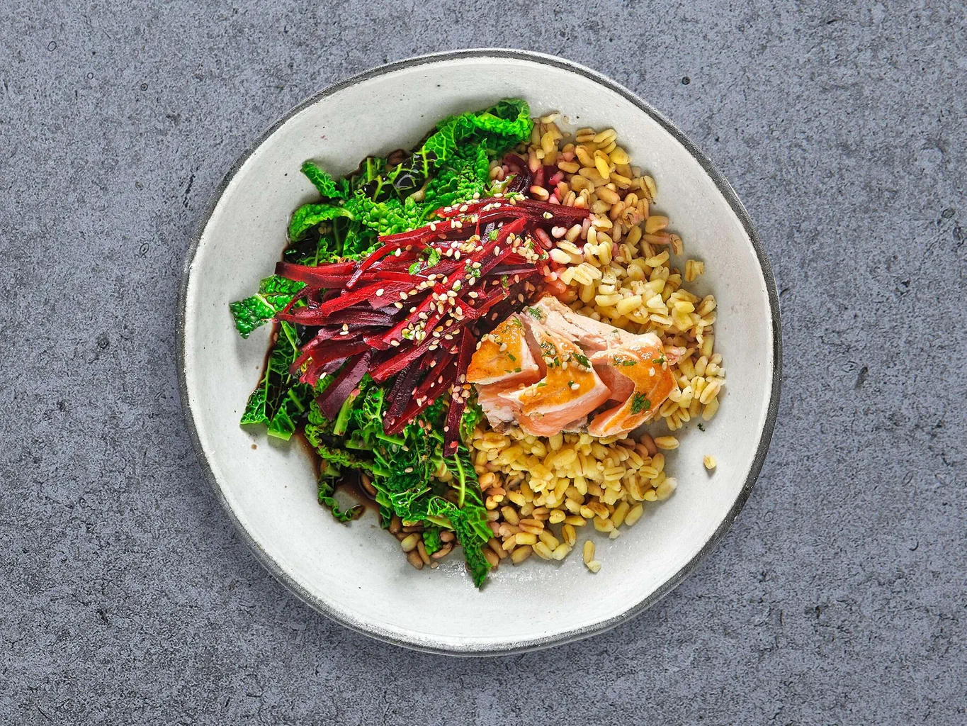 Wirz-Randen-Bowl mit Lachs