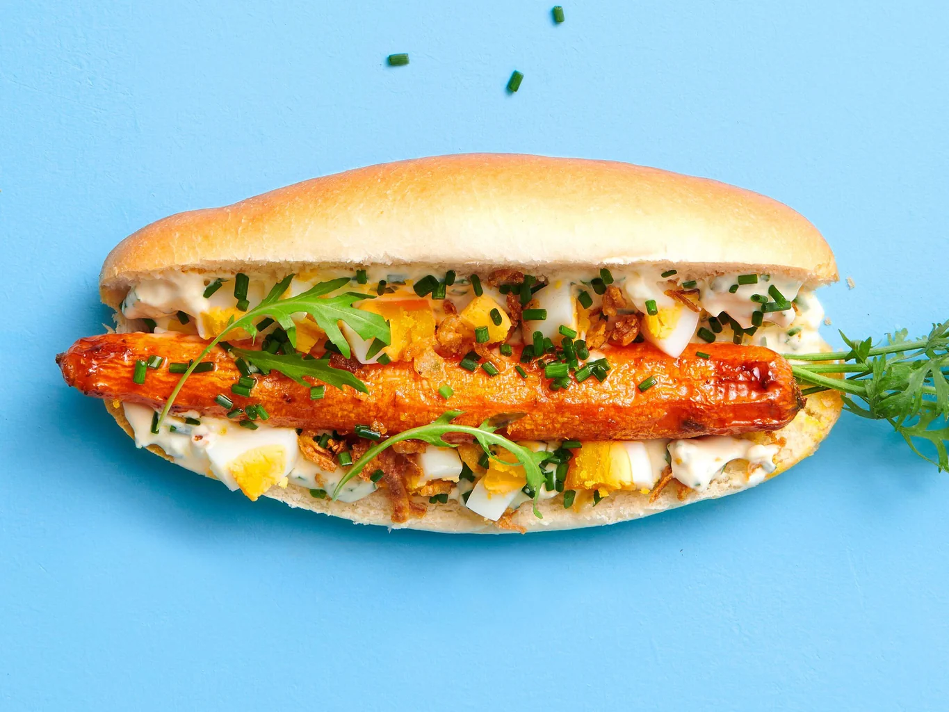 Hot dog alla carota