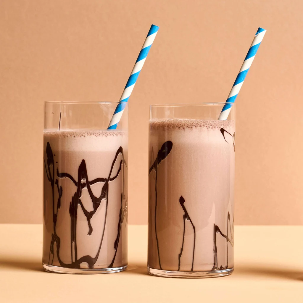 Milkshake noisettes-chocolat
