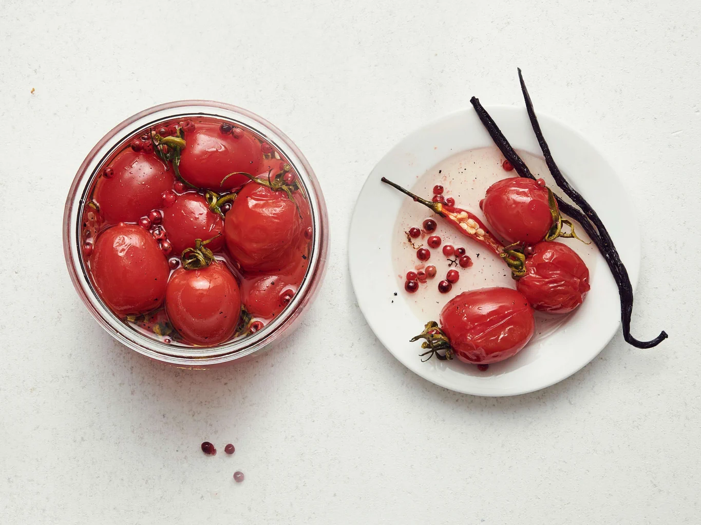 Süss-saure Vanilletomaten 