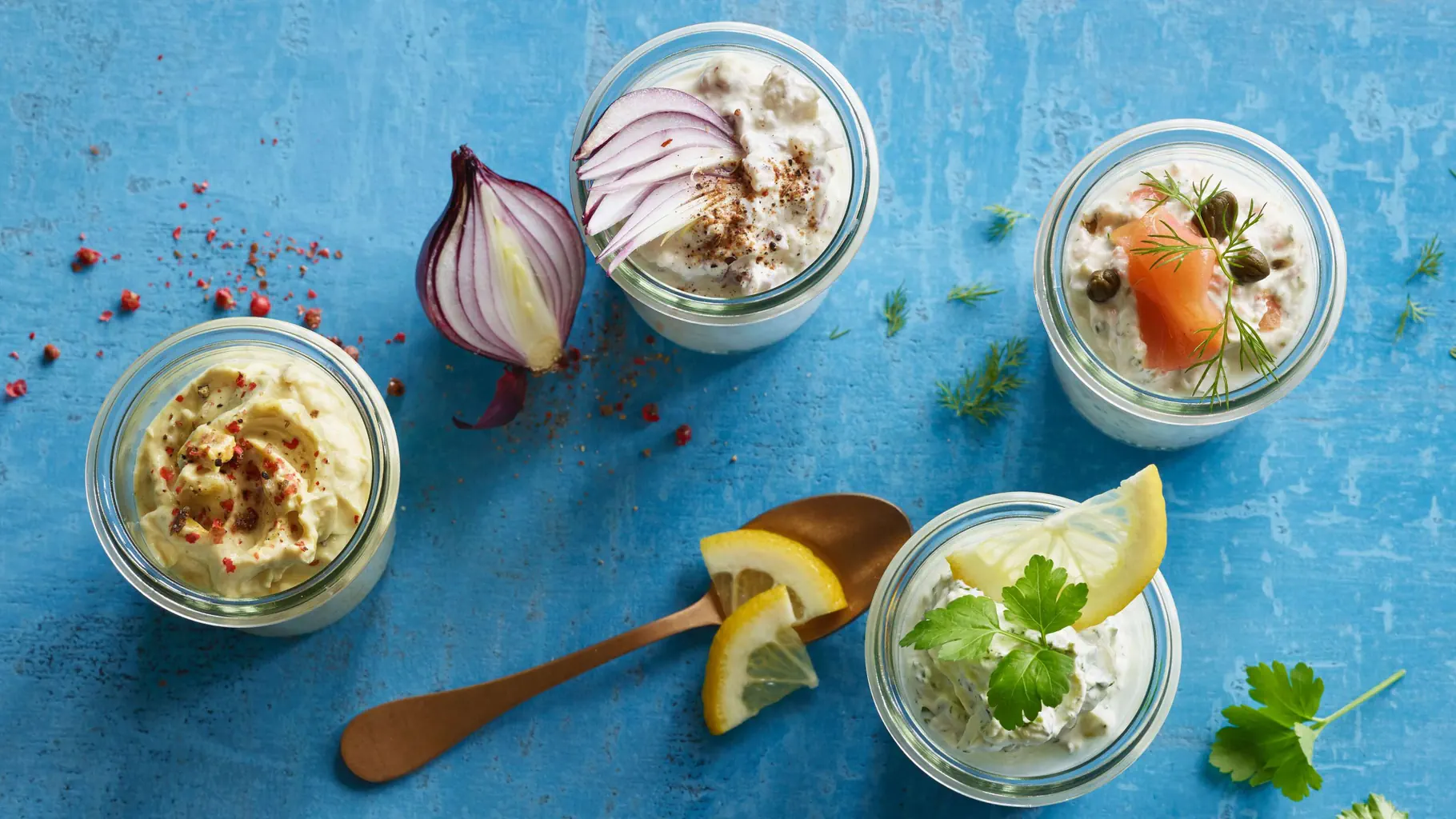 Pâtes à tartiner au fromage frais