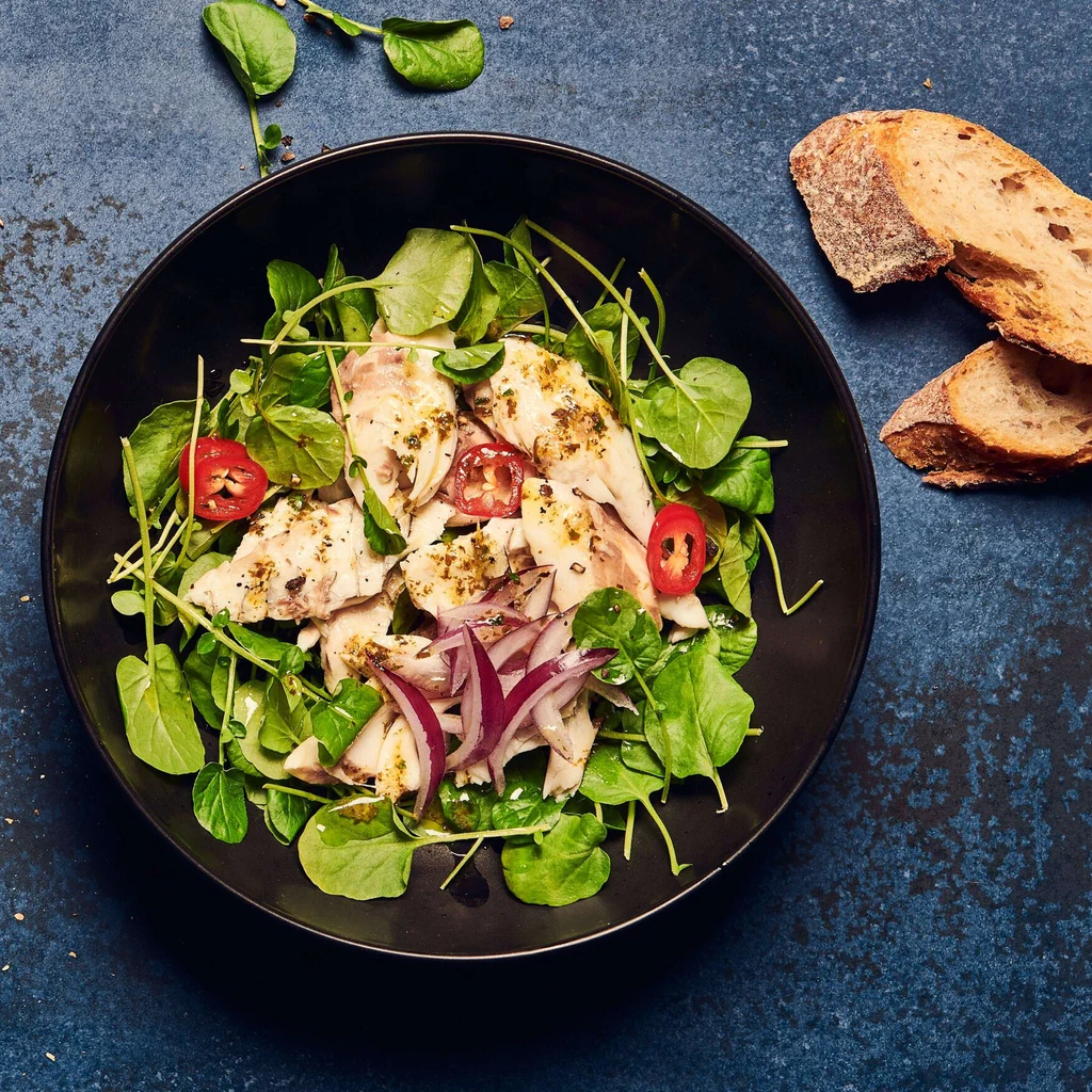 Insalata di orata sfilacciata