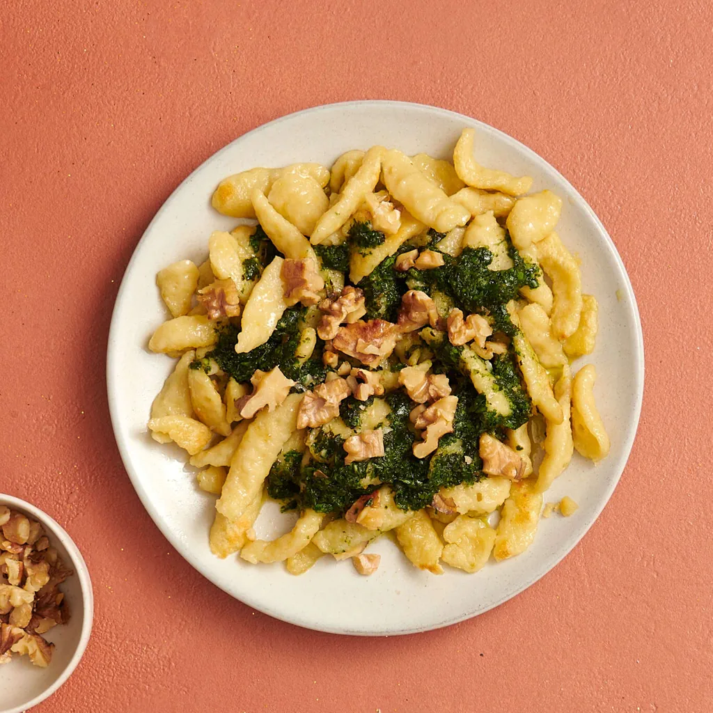 Spätzli à l'huile aux herbes