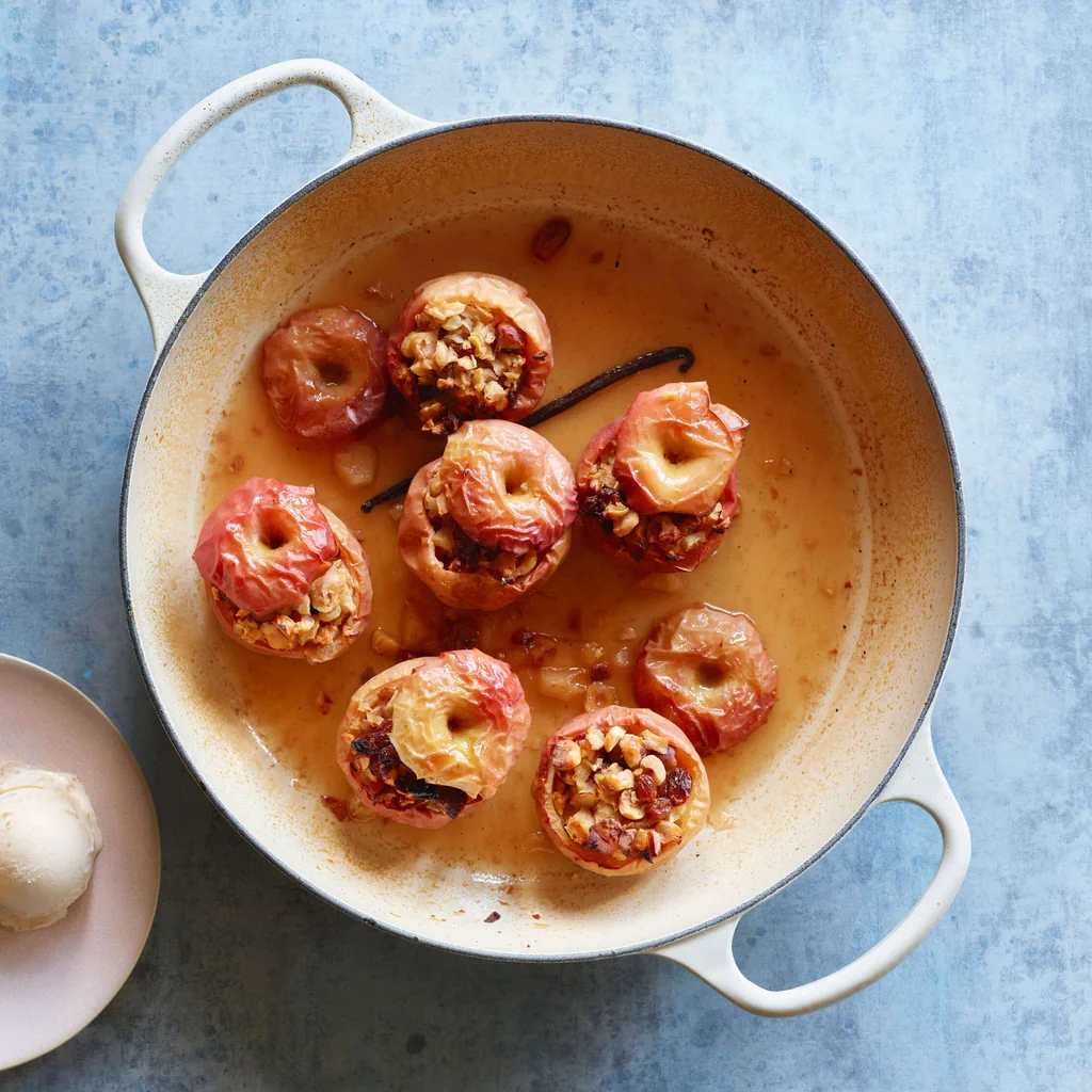 Pommes au four aux noisettes