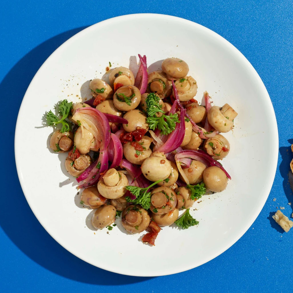 Insalata di champignon veloce