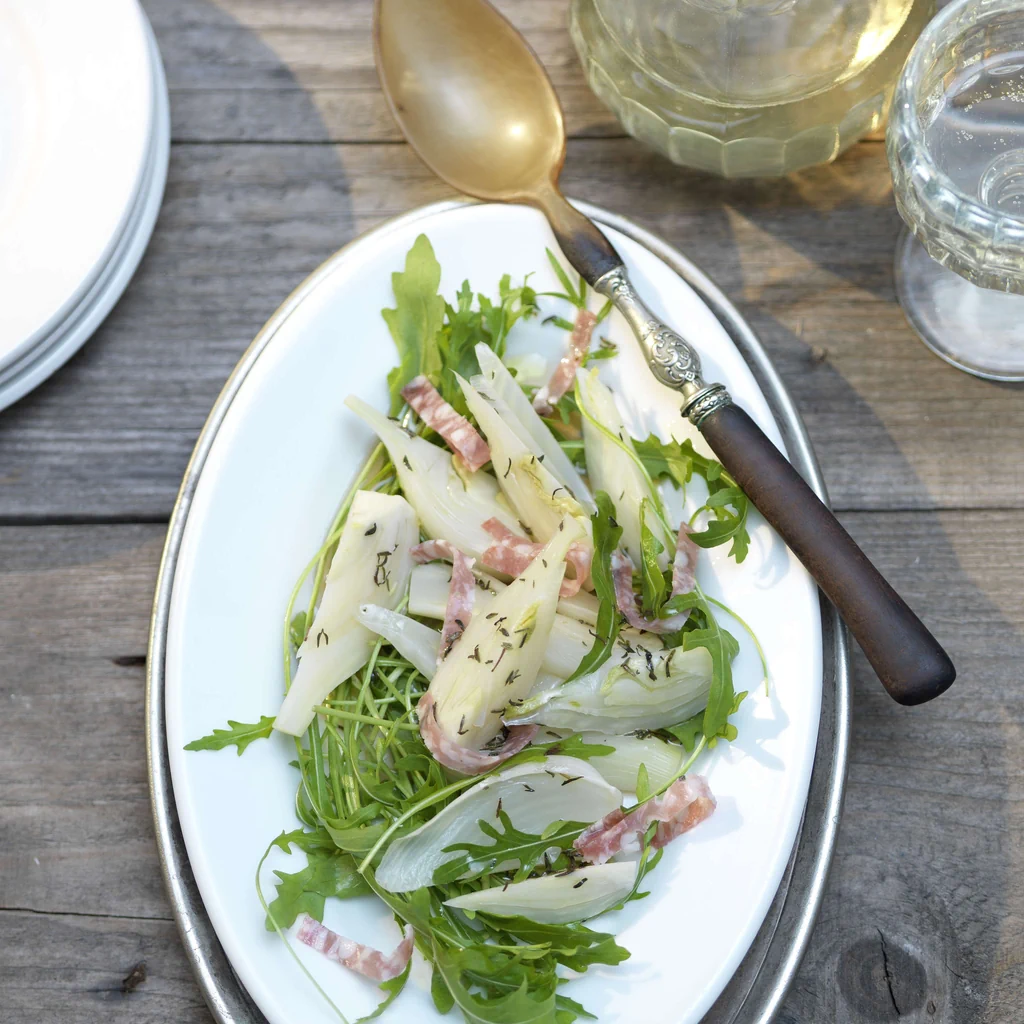 Salade de fenouil au salami