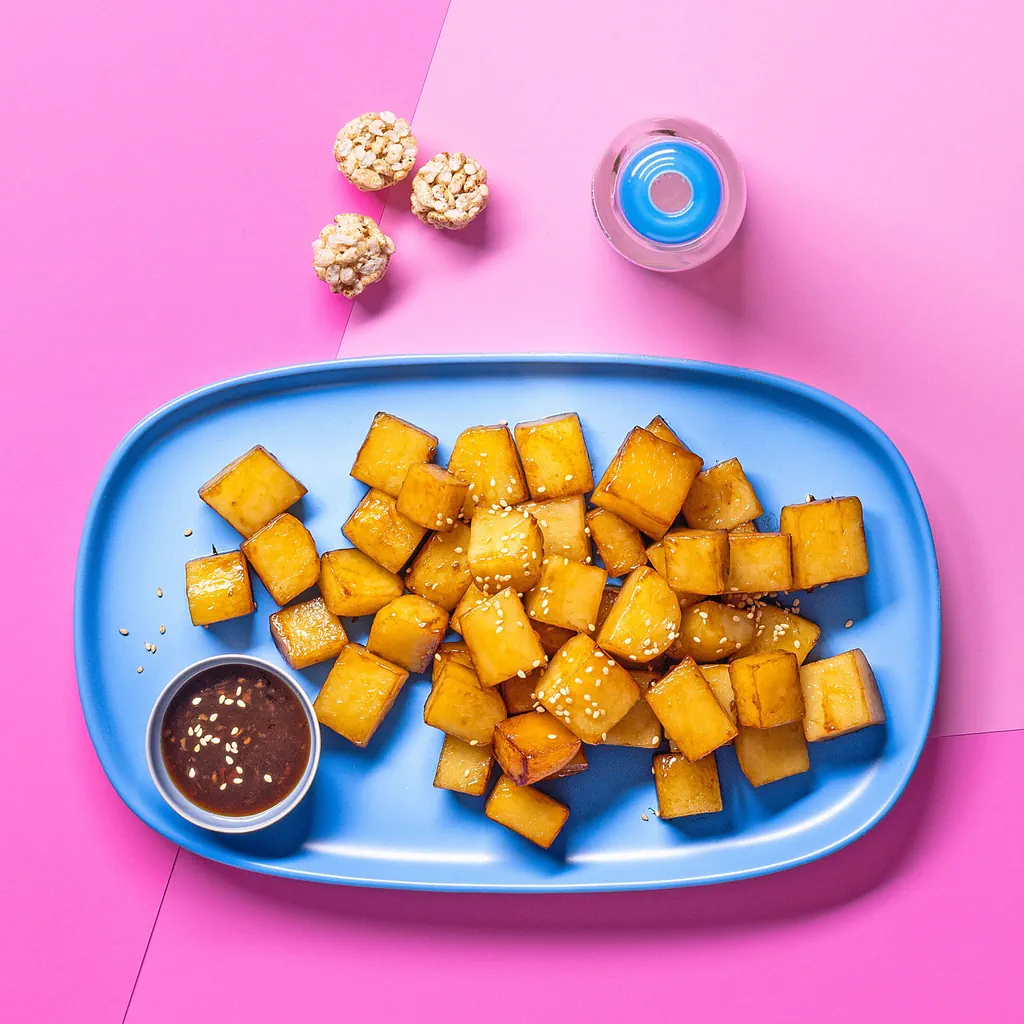 Pommes de terre au sésame à la coréenne
