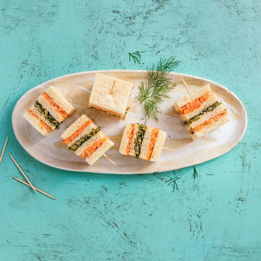 Tourelles au saumon et aux câpres