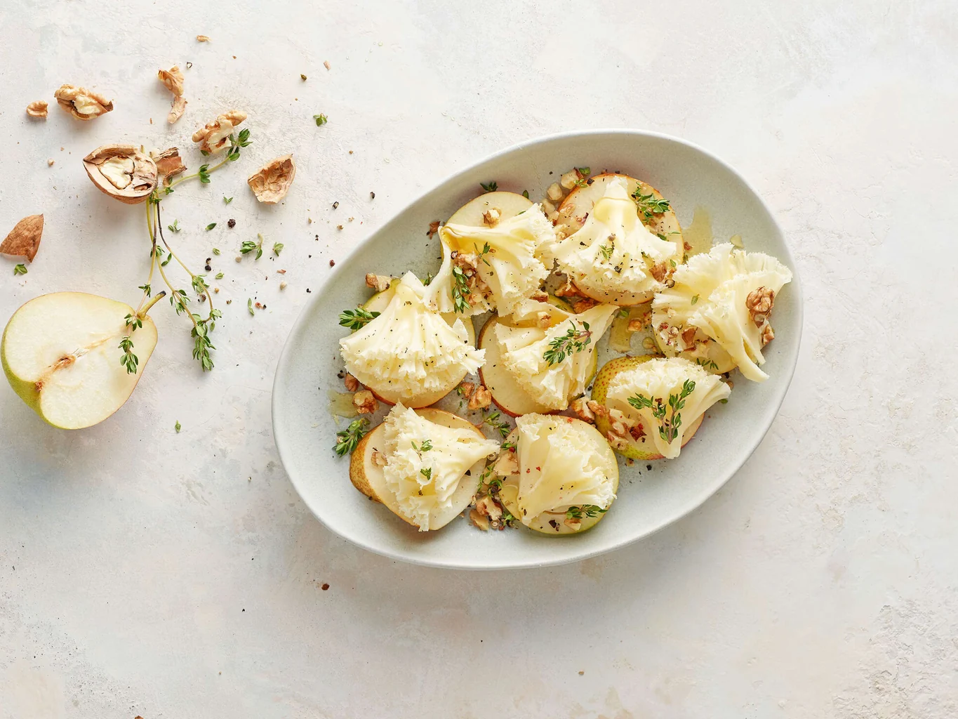 Tête de Moine avec poires et miel