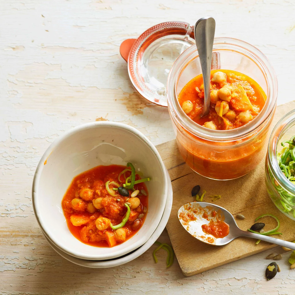 Orientalische Kichererbsensuppe