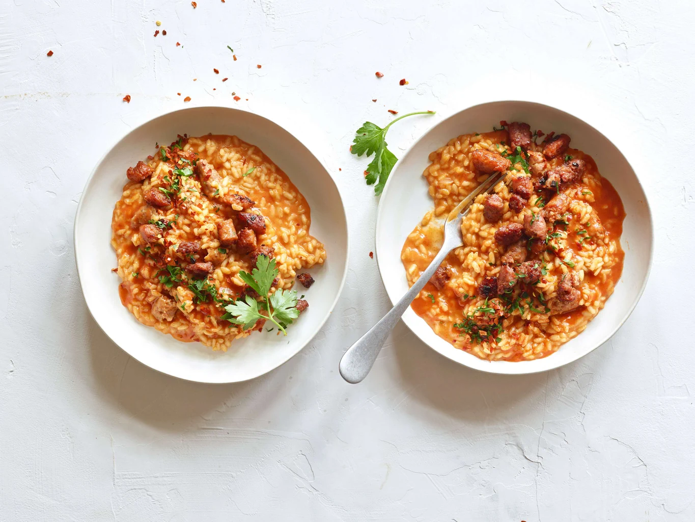 Risotto mit Salsiccia