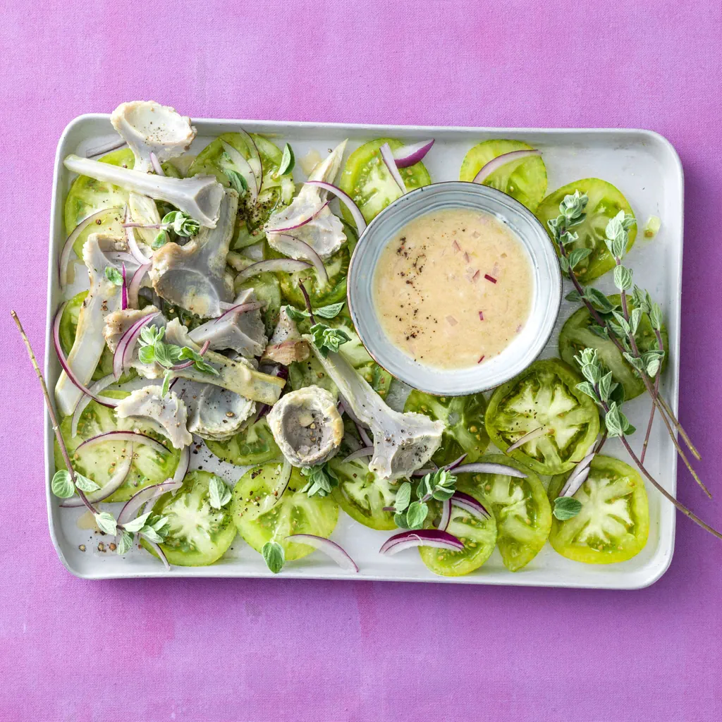 Artischockensalat mit Trauben-Cynar-Dressing