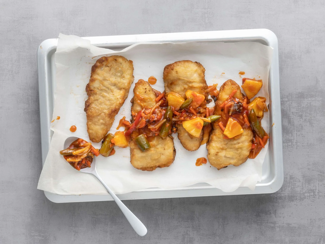 Fischknusperli Sweet & Sour