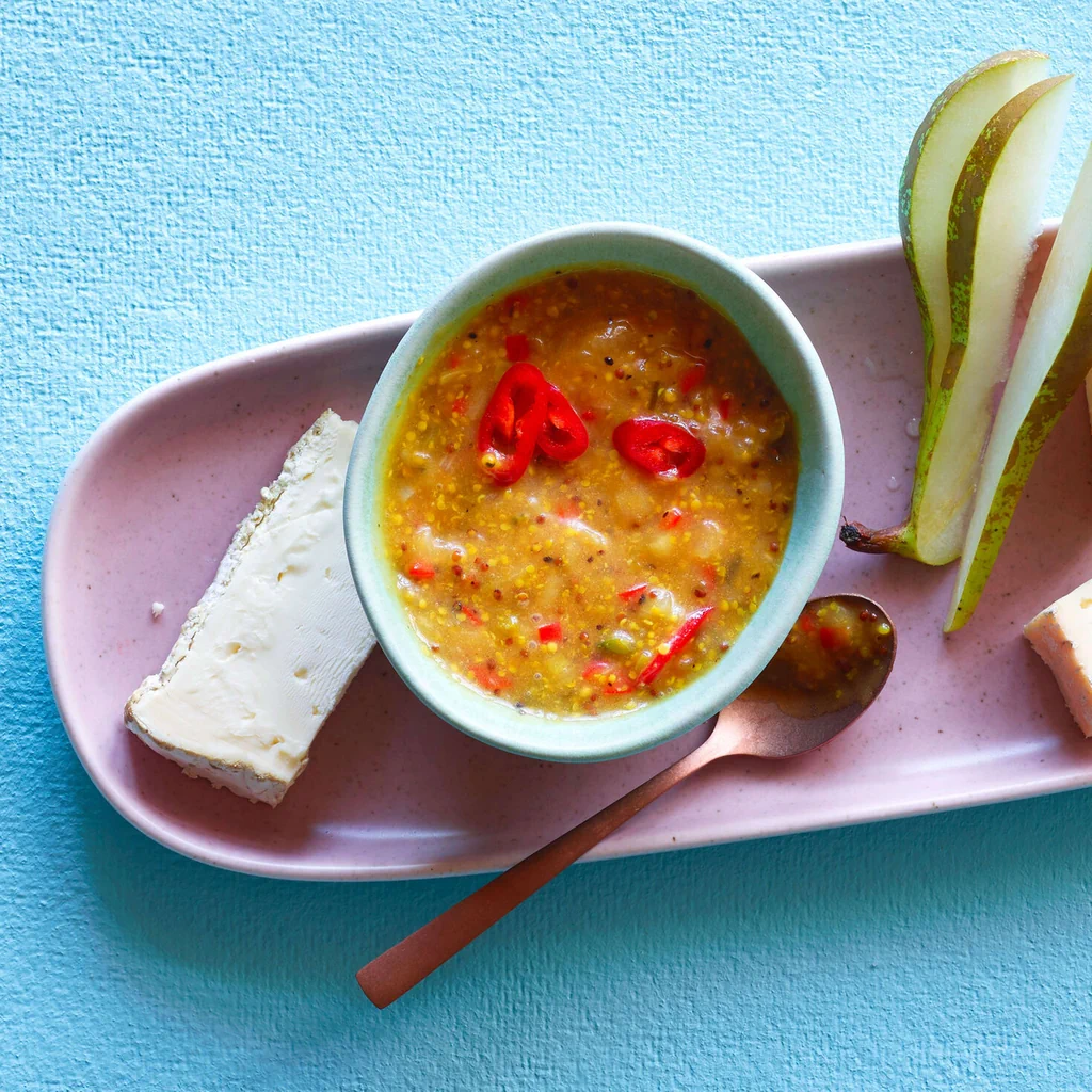 Chutney veloce di albicocche e senape