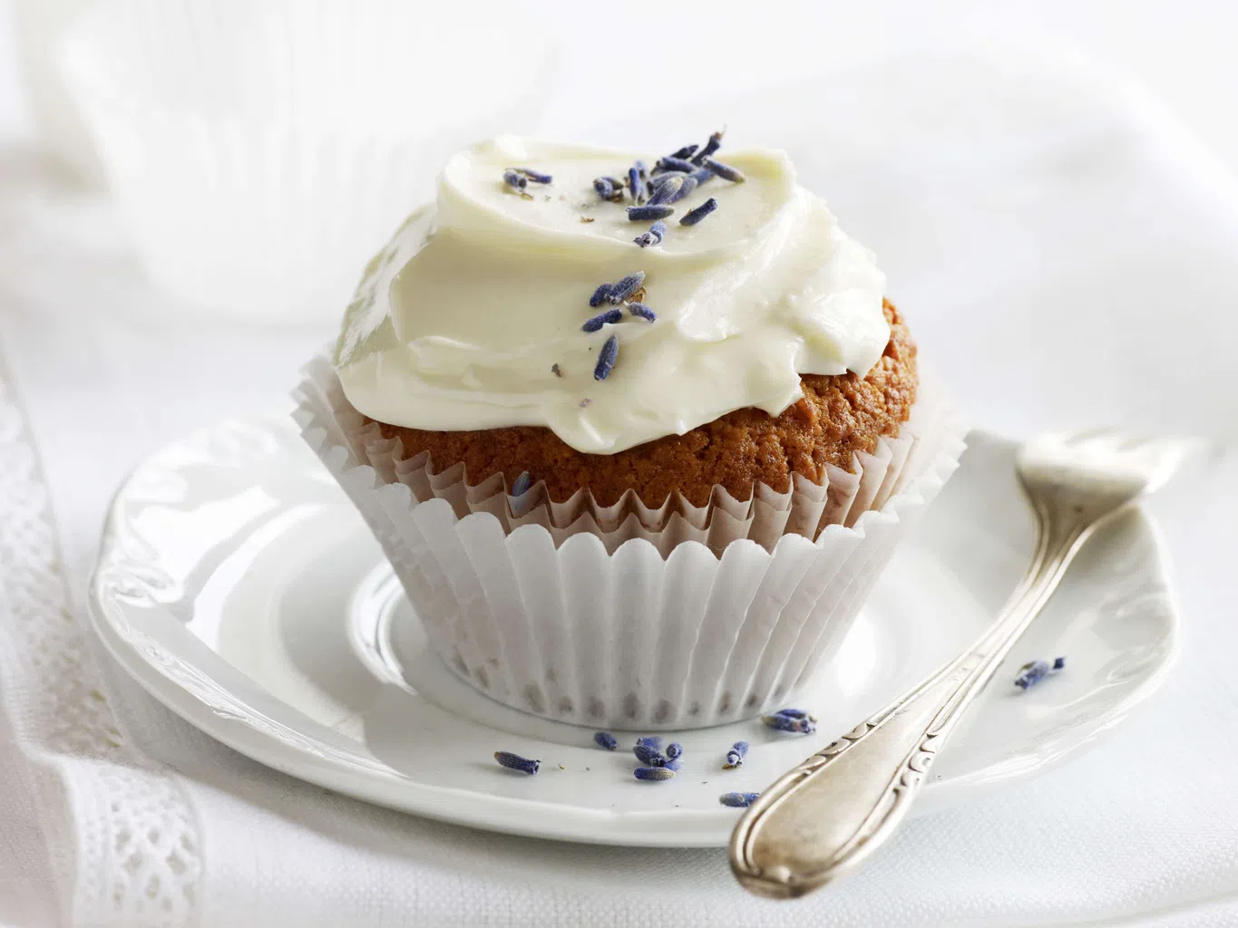 Cupcakes mit Lavendelhonig