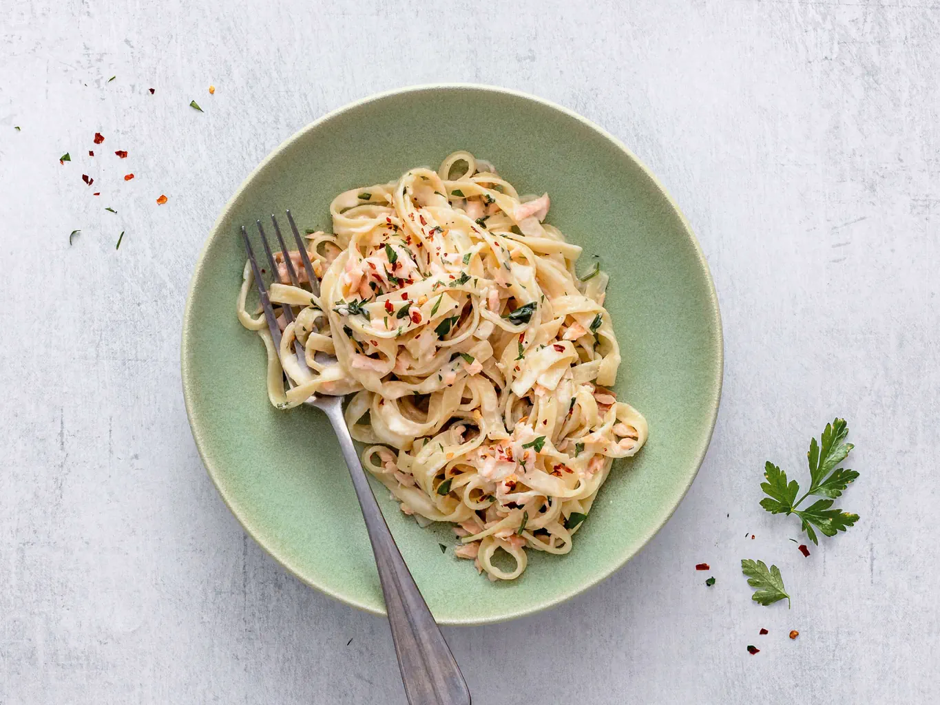 Tagliatelle al salmone