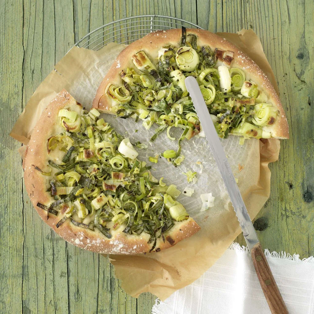 Gâteau aux poireaux