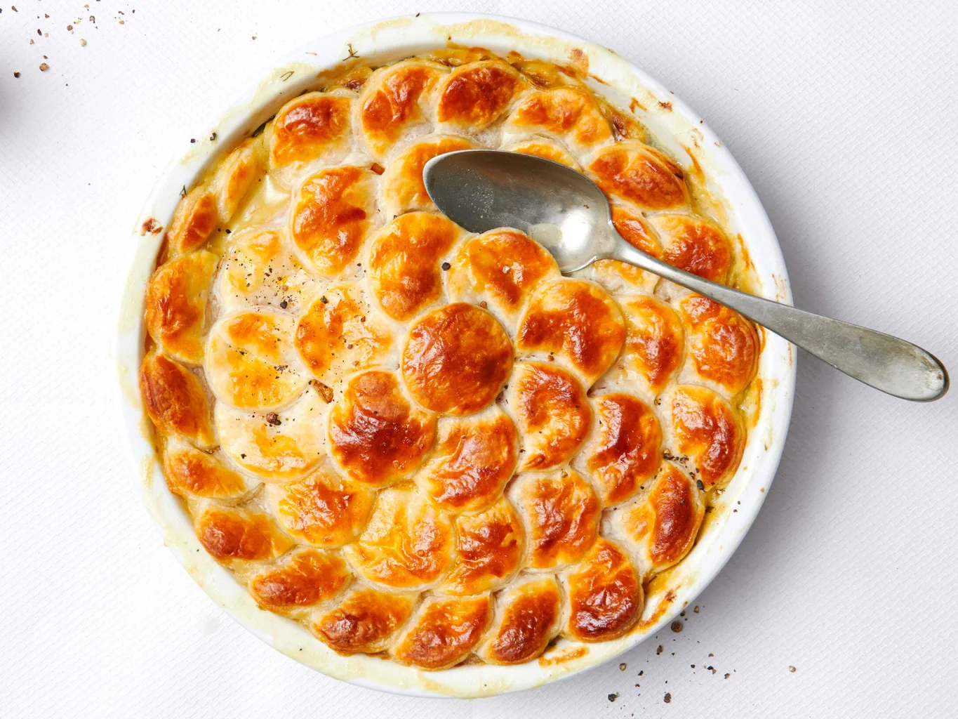 Pie di spinaci e pesce