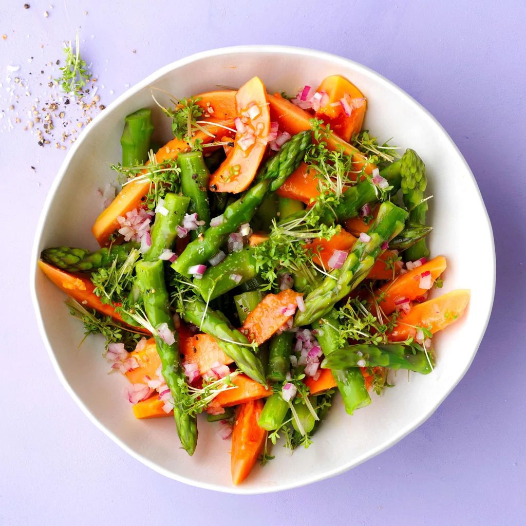 Spargel-Papaya-Salat