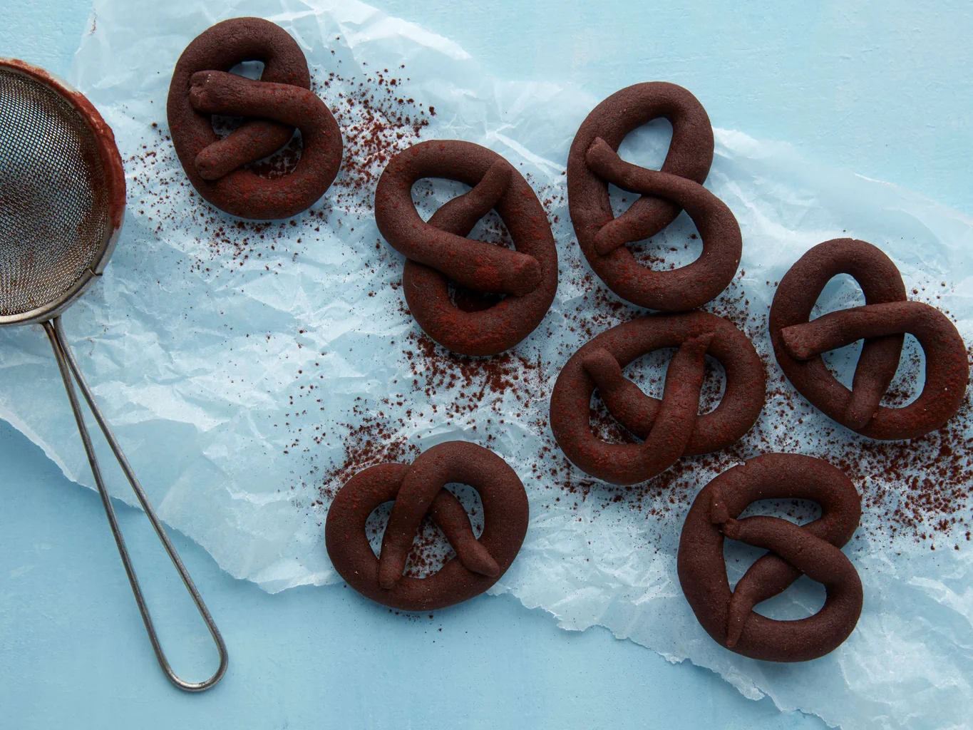 Schoko-Lebkuchen-Bretzeln