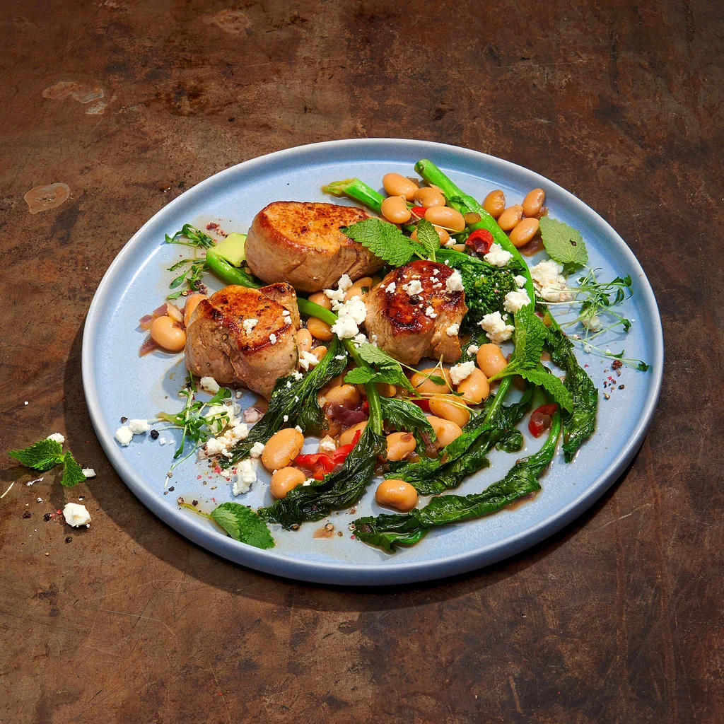 Schweinsmedaillons mit Feta