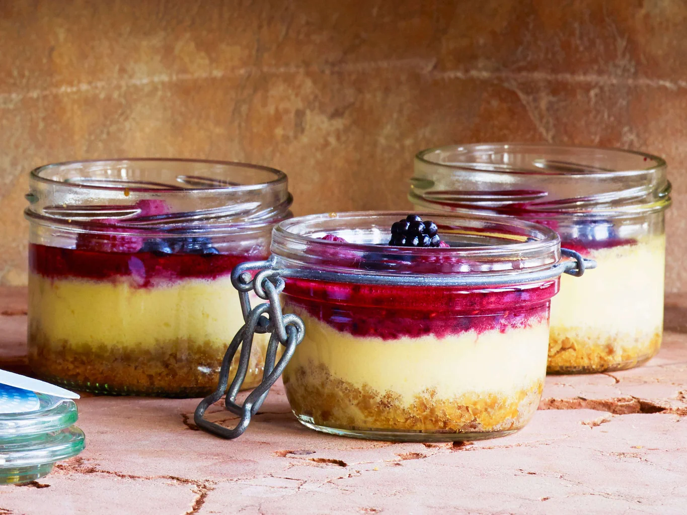 Waldbeeren-Cheesecakes