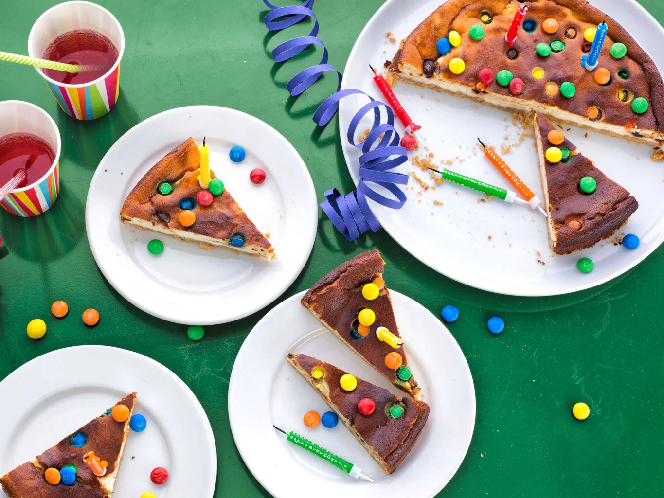 Birthday cheesecake