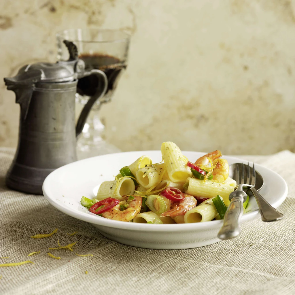 Rigatoni mit Crevetten