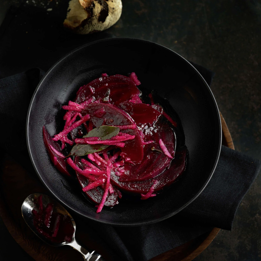 Salade de betteraves rouges à la pomme
