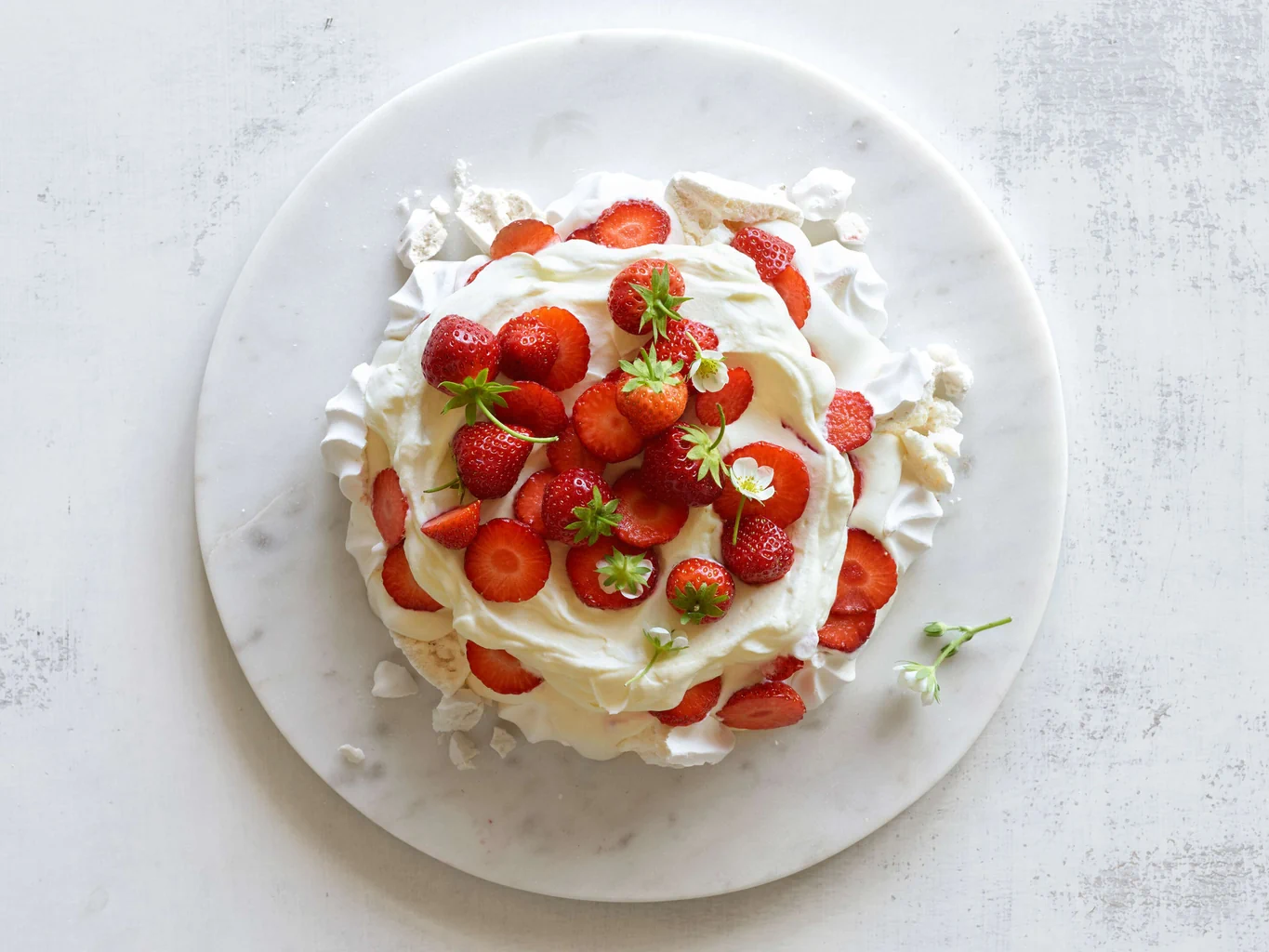 Pavlova express alle fragole