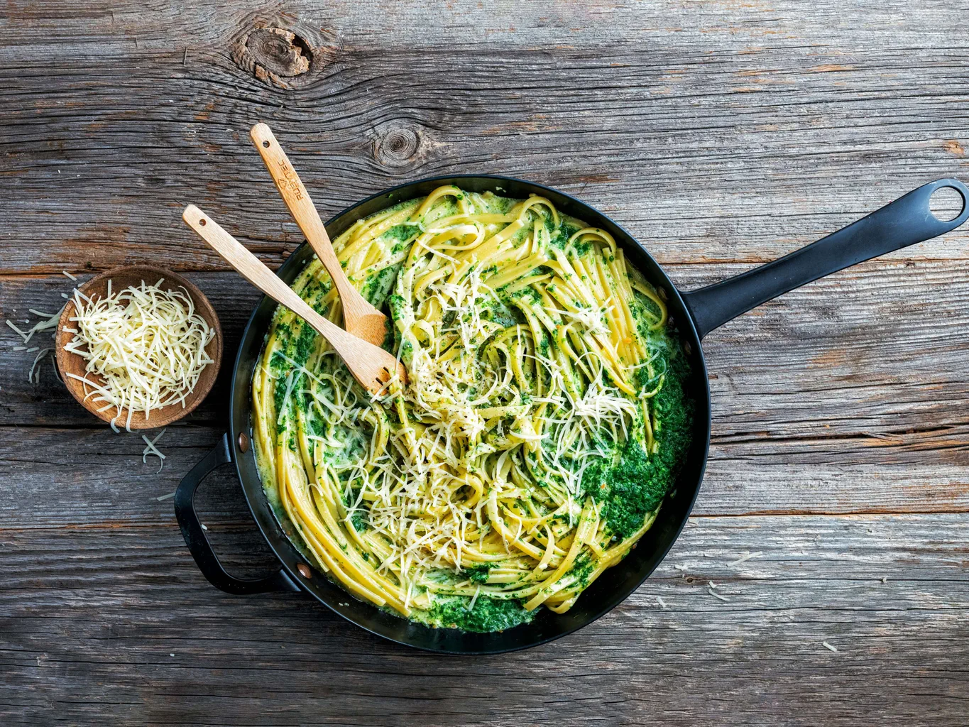 One pot pasta aux épinards