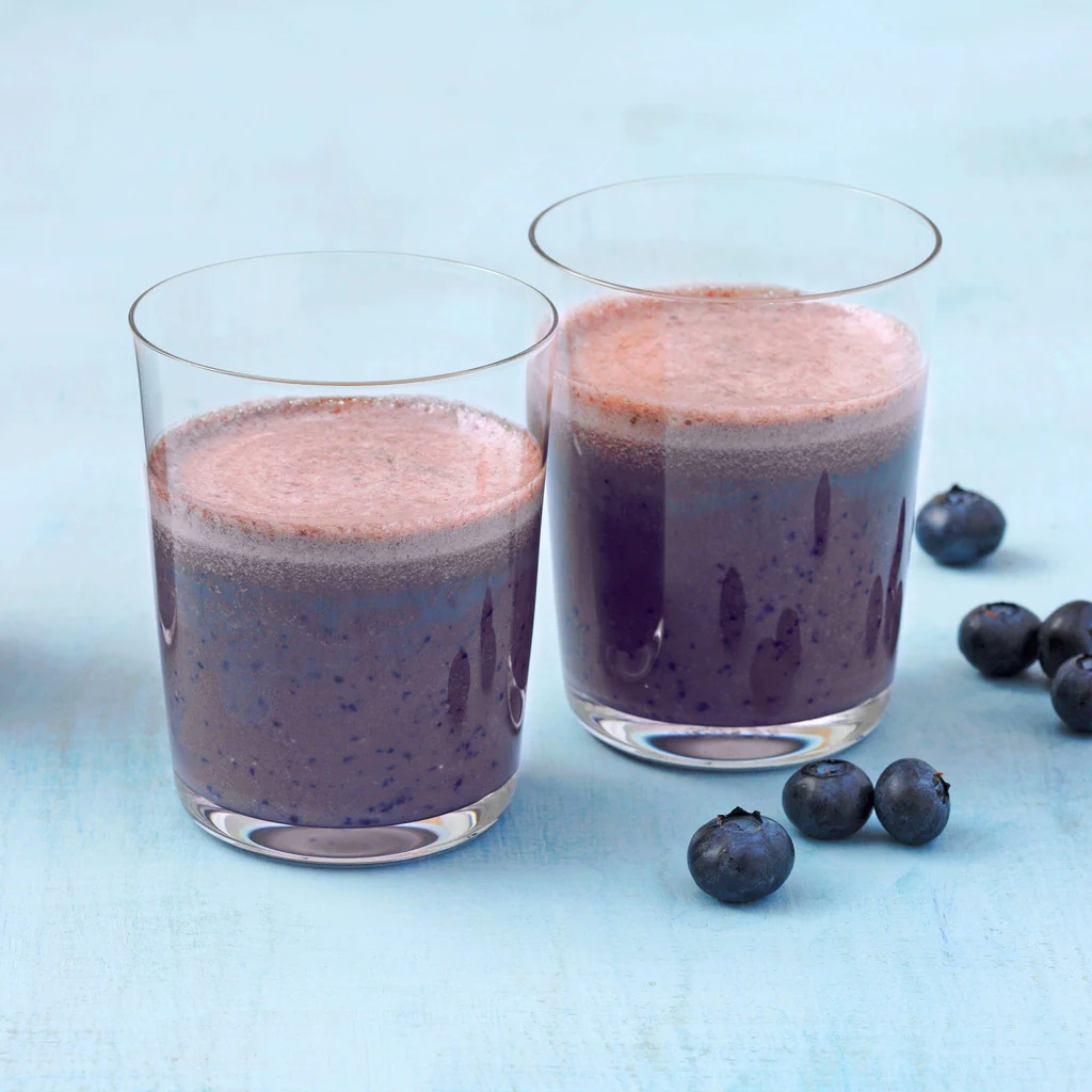 Frappè ai mirtilli e al cioccolato