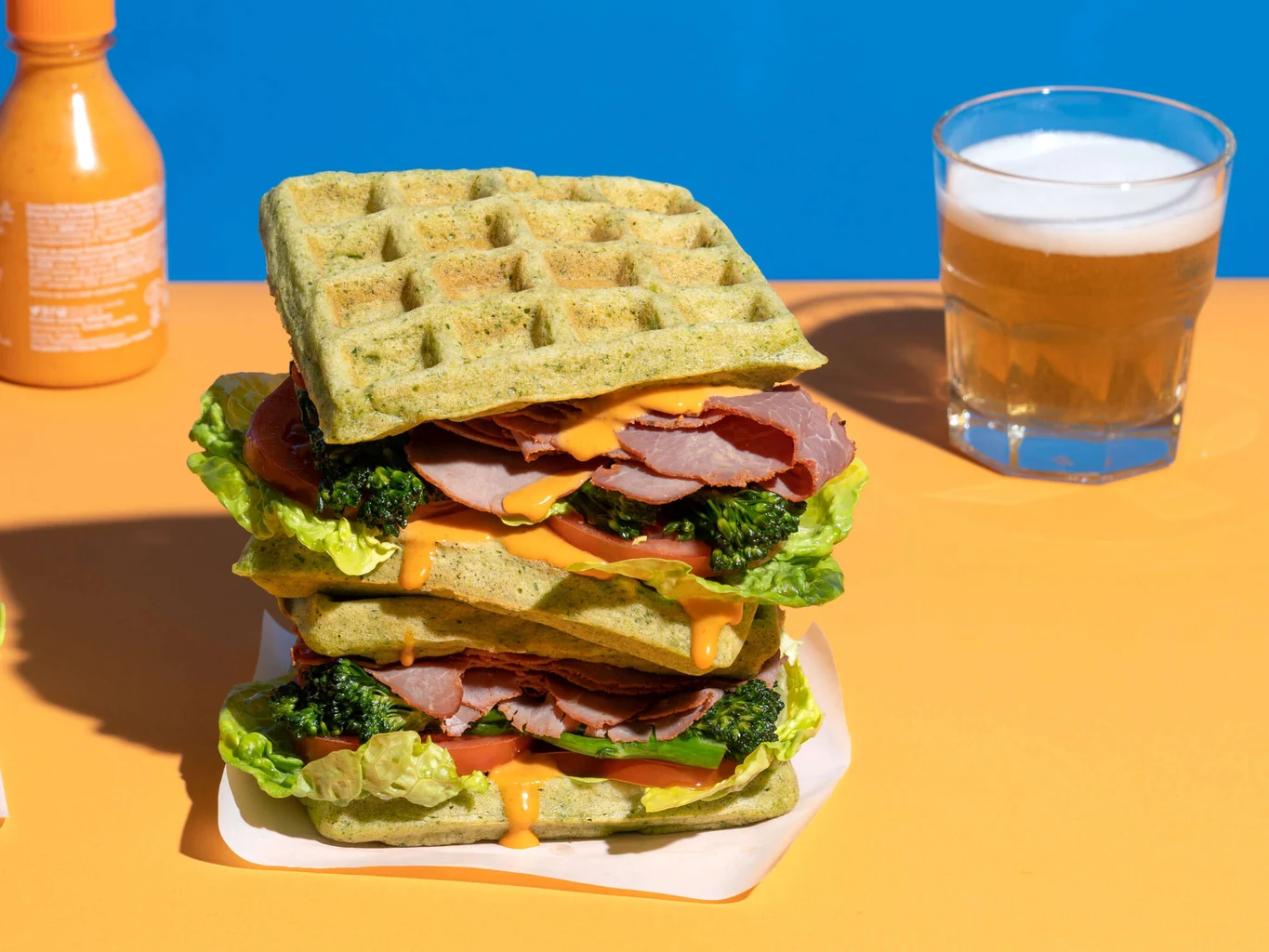 Waffle sandwich 