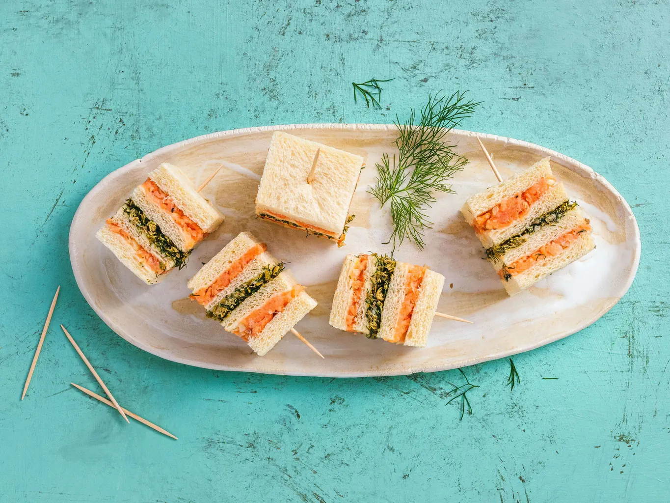 Tourelles au saumon et aux câpres