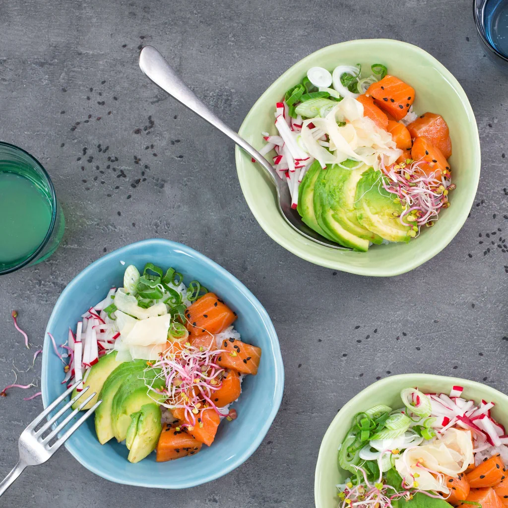 Poke bowl all’avocado