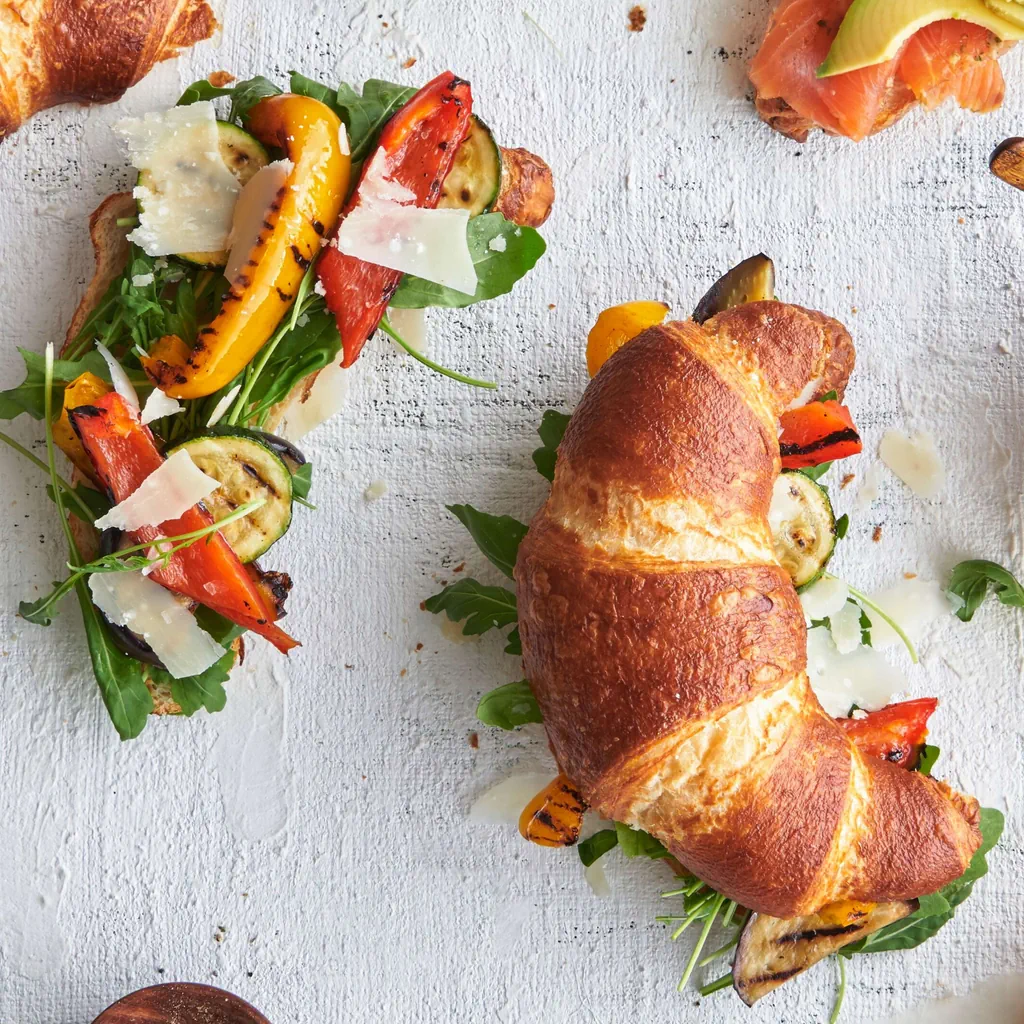 Cornetto con verdure grigliate