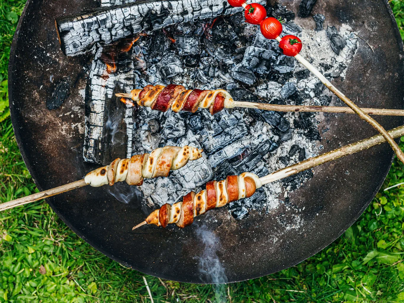 Saucisse et pain trappeur 